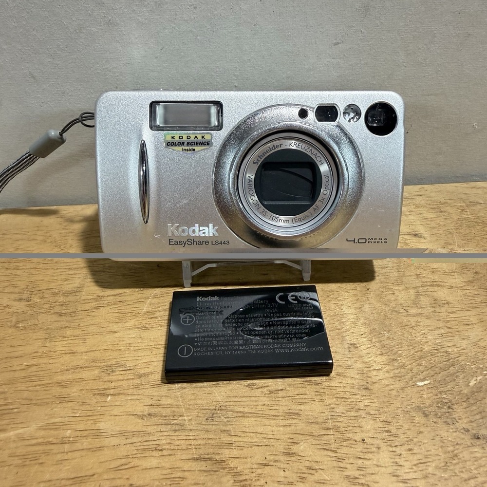 Kodak Easyshare Digital Camera LS443 4.0 MP USB 3X Tested Y2K 2000s CB